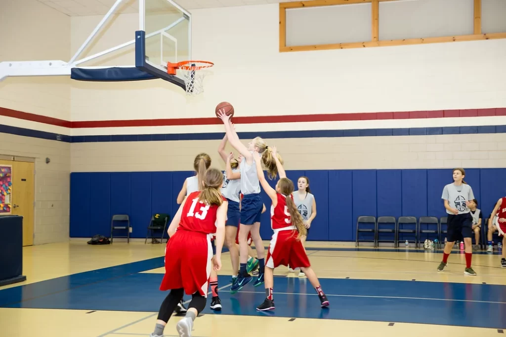 girls basketball game